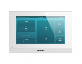 Akuvox C313W White IP Indoor Unit with 7-inch Capacitive Touch Screen